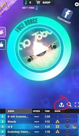 脸部跳舞机APP导入音乐的图文操作