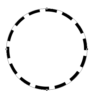 我来教你如何在ps中制作虚线圆。