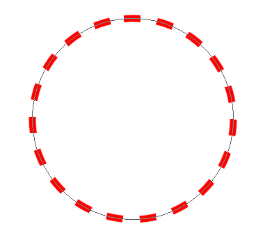 我来教你如何在ps中制作虚线圆。