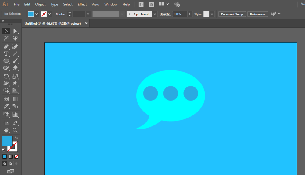 ai制作一个聊天群旗帜的图文操作