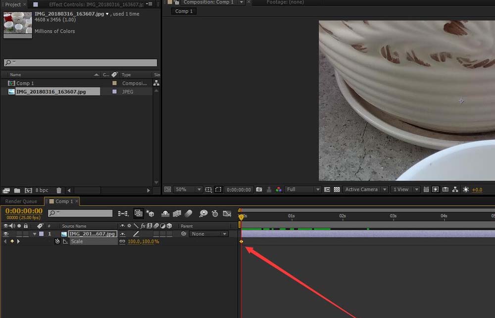 使用ae复制关键帧的具体操作方法