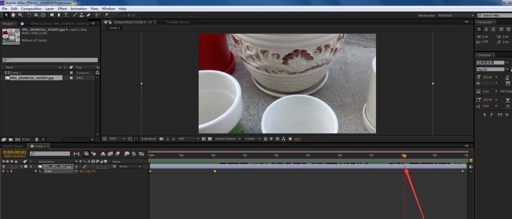 使用ae复制关键帧的具体操作方法