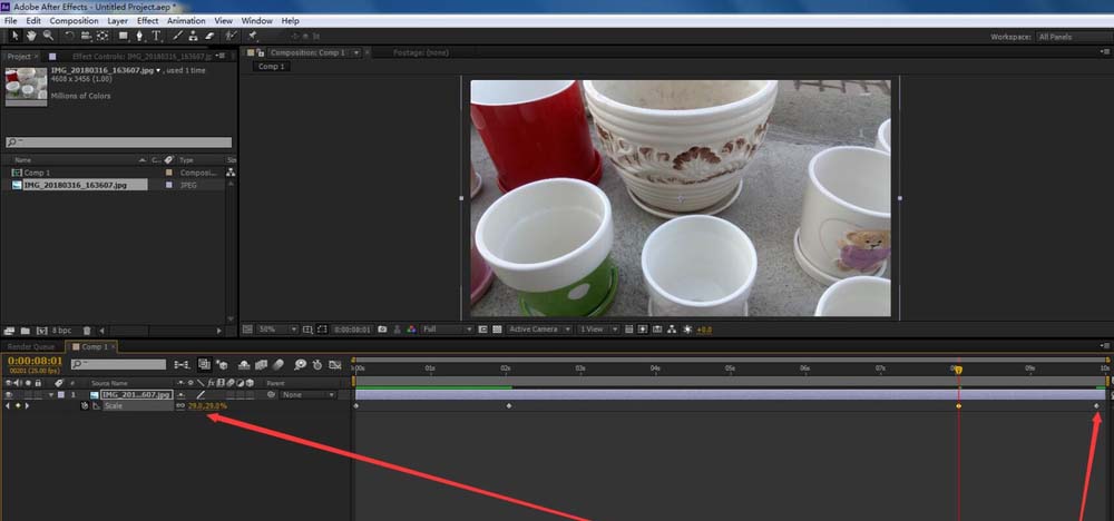 使用ae复制关键帧的具体操作方法