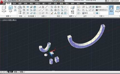 小编教你如何在AutoCAD中绘制三维建模图形。