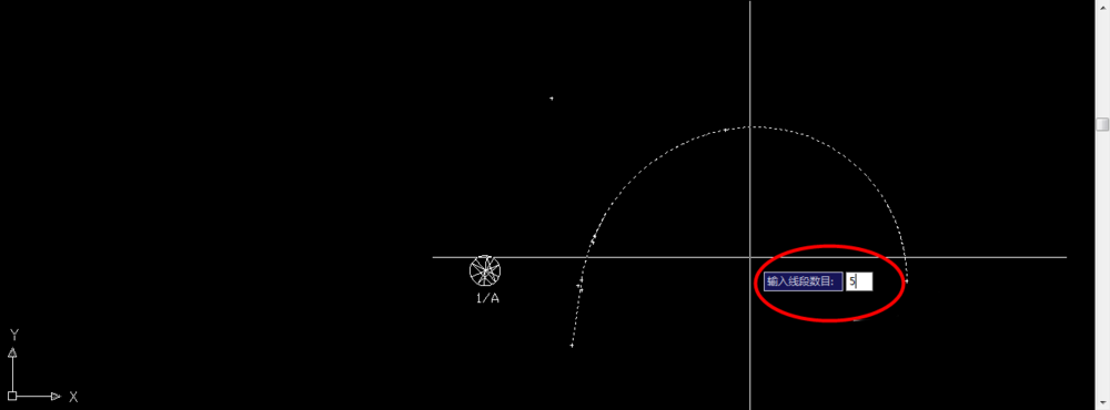 分享使用cad把块按所画线条分布的详细教程方法。