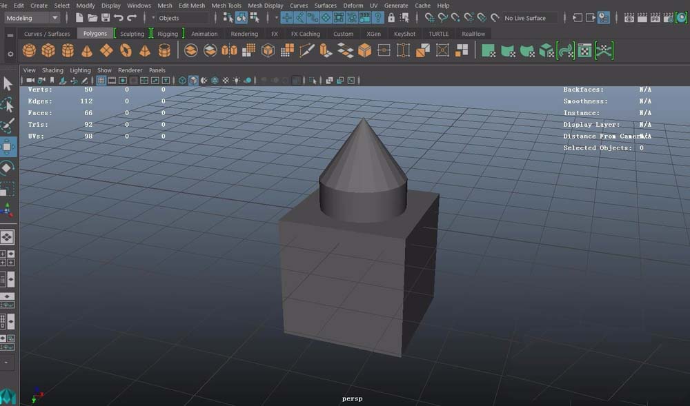 Maya软件中布尔工具的详细使用说明