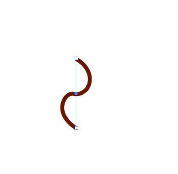 小编教你在illustrator中将一条直线做成S型曲线的具体操作。