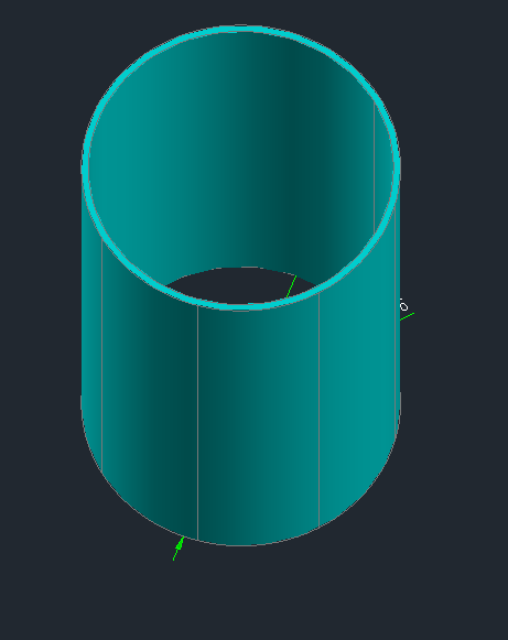 CAD如何画三维空心管道