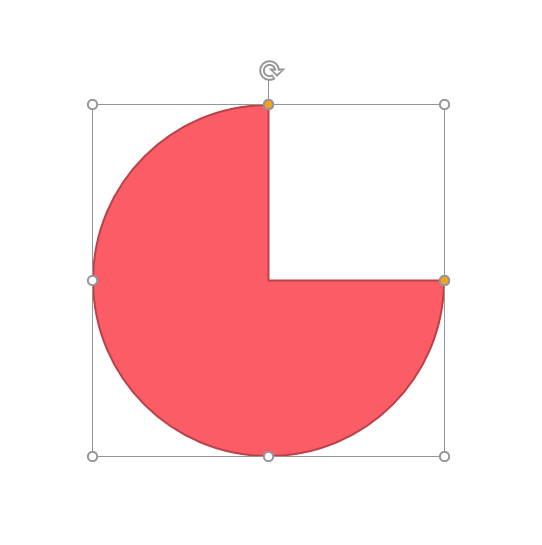 说说PPT制作出不完整饼图示意图的具体操作方法。