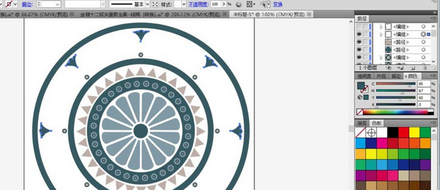 ai制作欧式花纹图案的详细教程