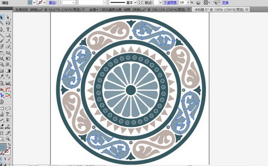ai制作欧式花纹图案的详细教程