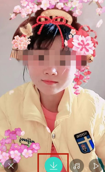 Faceu激萌APP做出双重特效的详细操作