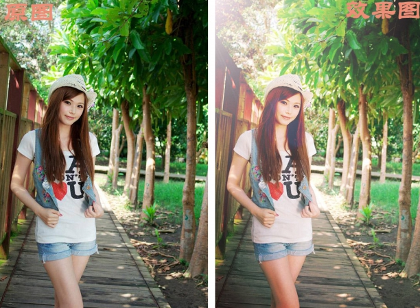 小编教你可牛影像如何打造晨曦效果图片。