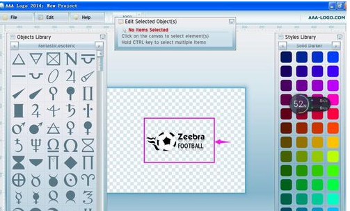 AAAlogo中设计标志的操作教程