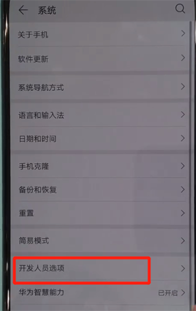华为nova5中打开usb调试的操作教程
