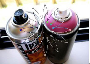 photoshop喷雾效果