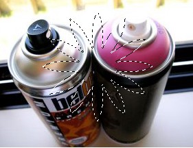 photoshop喷雾效果