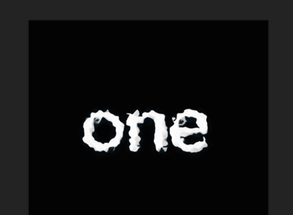 photoshop制作牛奶字