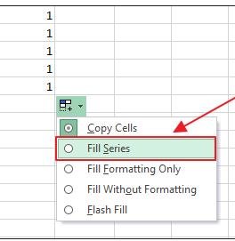 excel2013数字下拉递增的教程