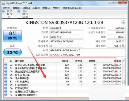 CrystalDiskInfo参数怎么查看?CrystalDiskInfo参数查看教程