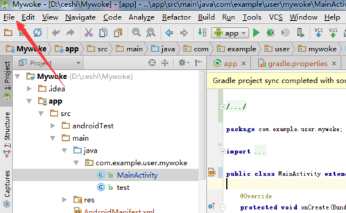 Android Studio使文件只读的操作步骤