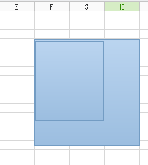 Excel表格绘制任意矩形的操作方法