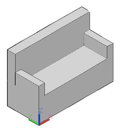 说说cad绘制单人或多人沙发的操作步骤。